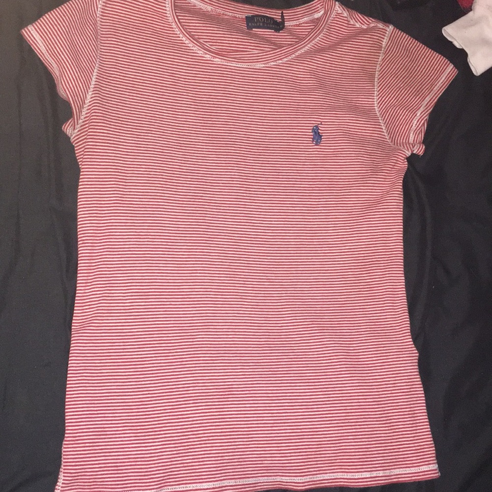 COPY - Polo shirt red strips